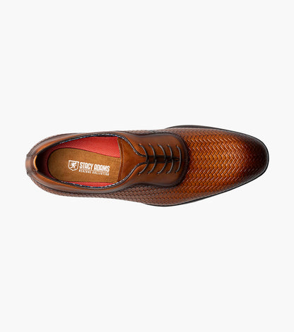 Stacy Adams KEATING Plain Toe Oxford Tan by Stacy Adams Shoes