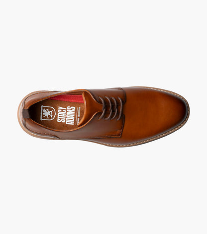 Stacy Adams PACER Plain Toe Oxford Cognac by Stacy Adams Shoes