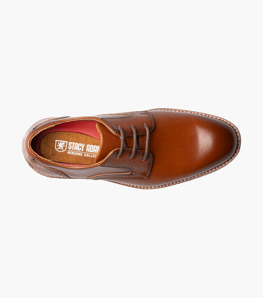Stacy Adams KIDS WESCOTT Plain Toe Oxford Cognac by Stacy Adams Shoes