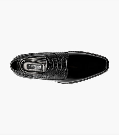 Stacy Adams KIRKLEY Plain Toe Oxford Black by Stacy Adams Shoes