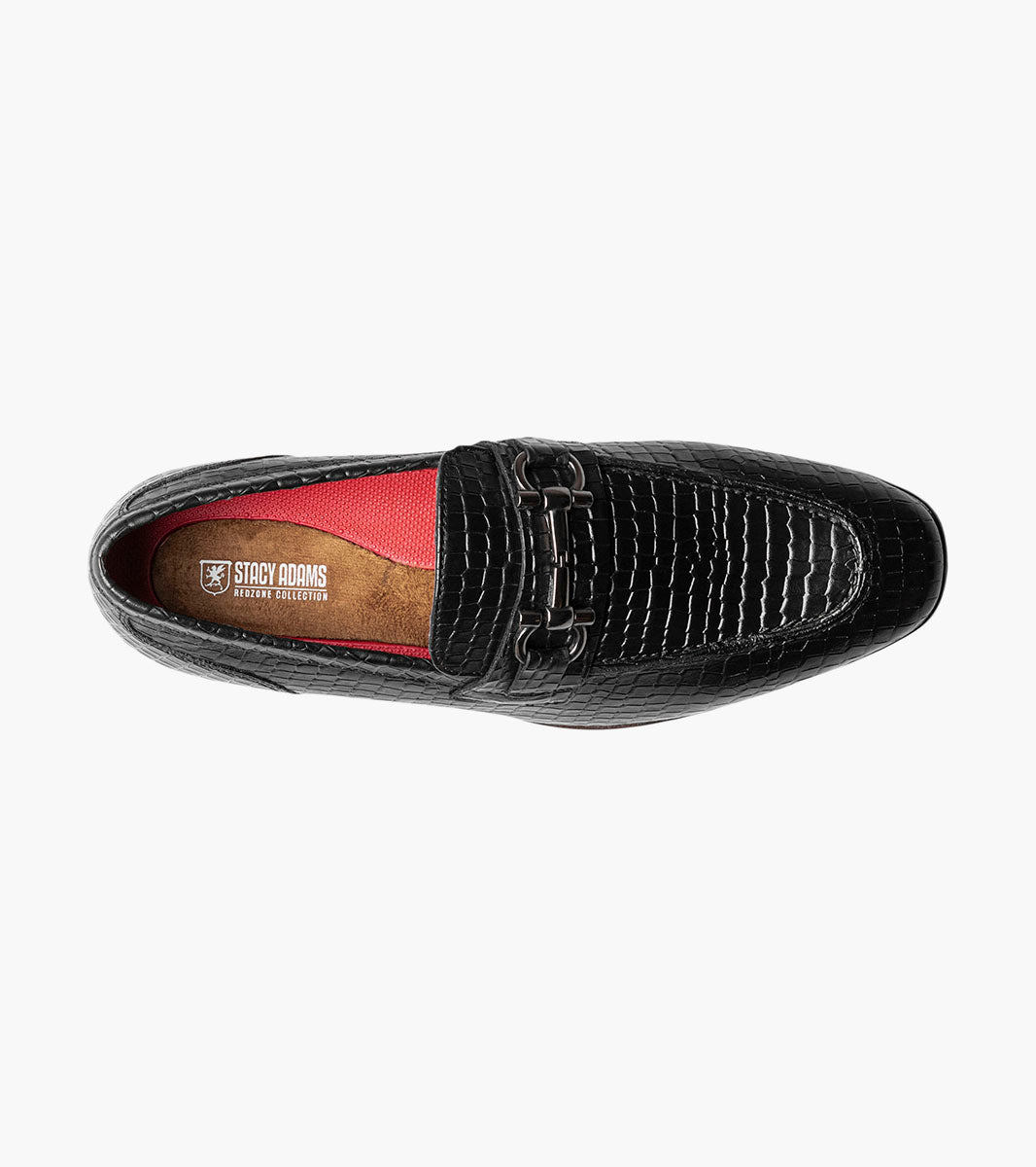 Stacy Adams FERONTE Moc Toe Bit Slip On Black by Stacy Adams Shoes