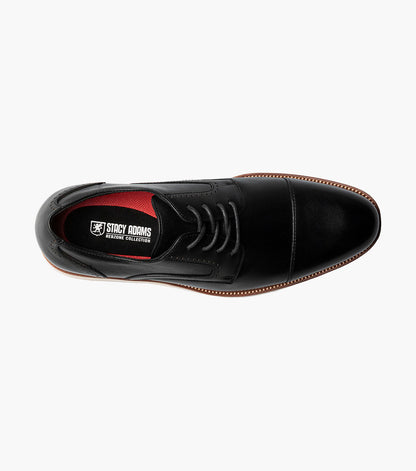 Stacy Adams WESBRIDGE Cap Toe Oxford Black by Stacy Adams Shoes