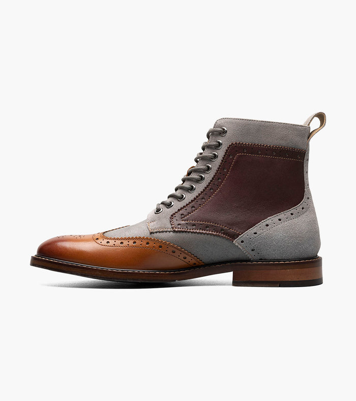 Stacy Adams Finnegan Wingtip Lace Up Boot by Stacy Adams Shoes