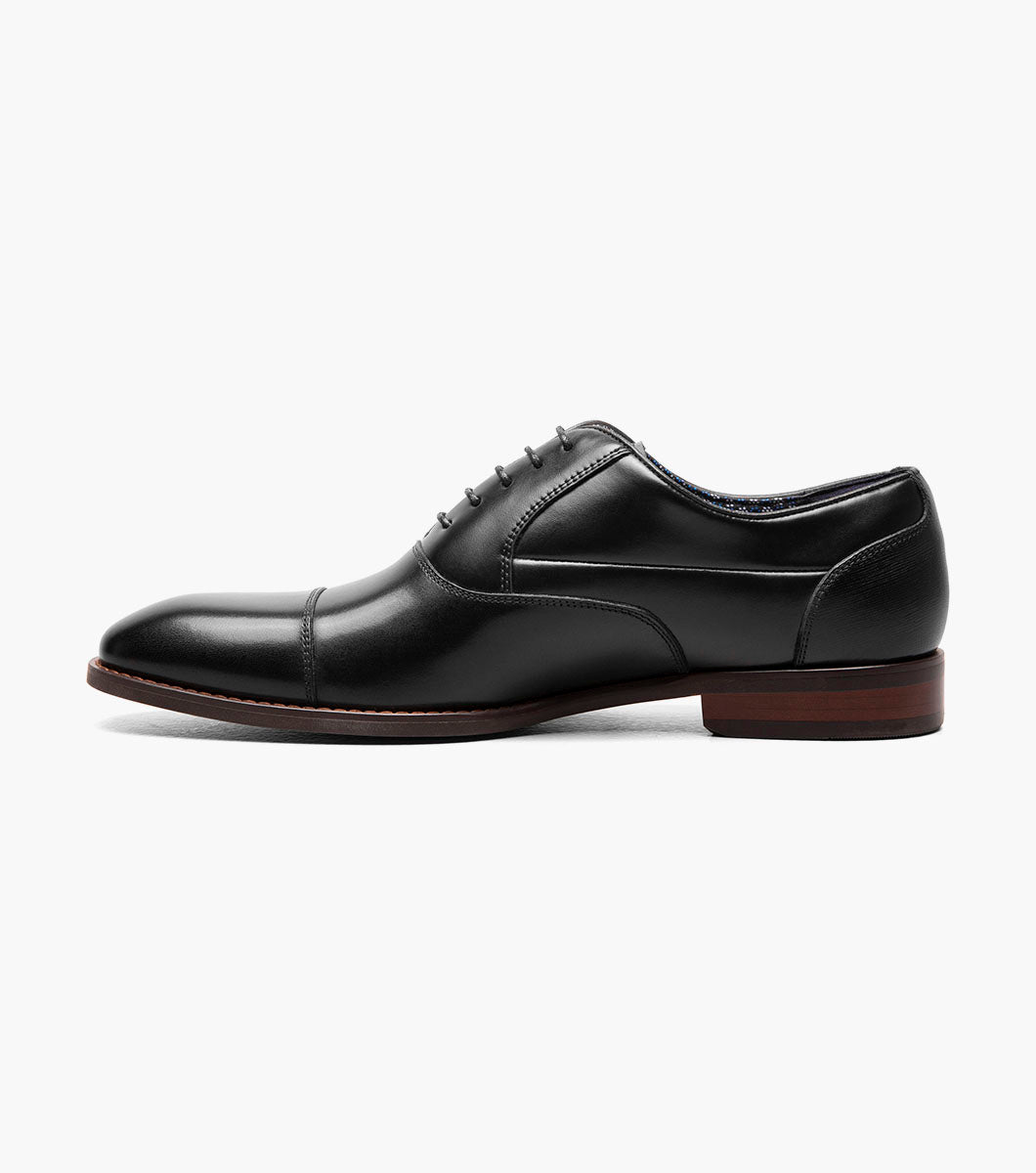 Stacy Adams KALLUM Cap Toe Oxford Black by Stacy Adams Shoes