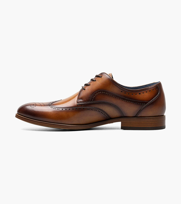 Stacy Adams BRAYDEN Wingtip Oxford Tan by Stacy Adams Shoes