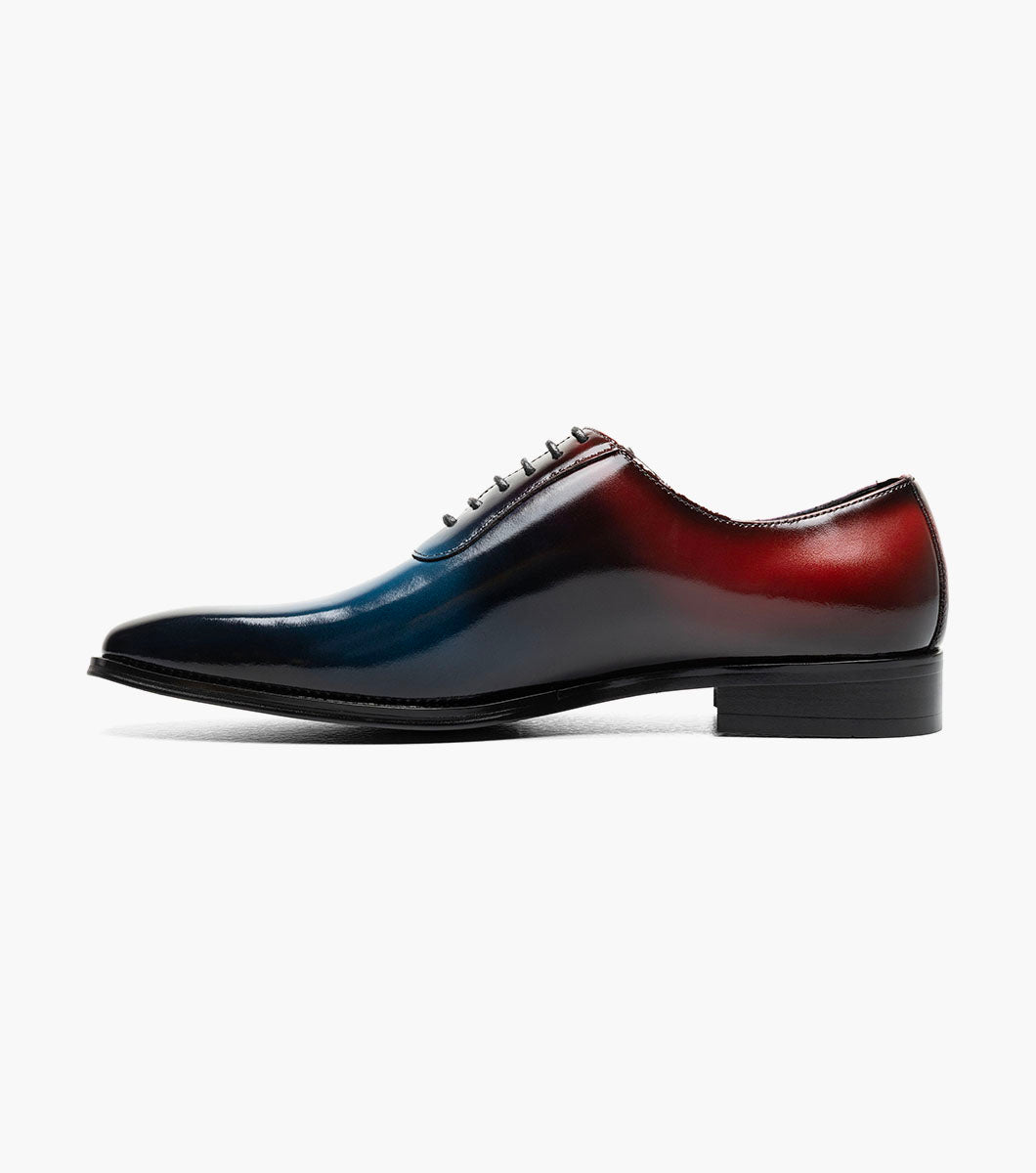 Stacy Adams SHAFFER Plain Toe Oxford Navy Multi by Stacy Adams Shoes