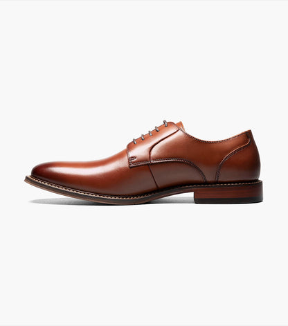 Stacy Adams MARLTON Plain Toe Oxford Cognac by Stacy Adams Shoes