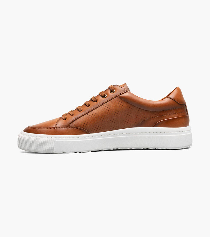 Stacy Adams DORIAN Lace To Toe Sneaker Cognac by Stacy Adams Shoes