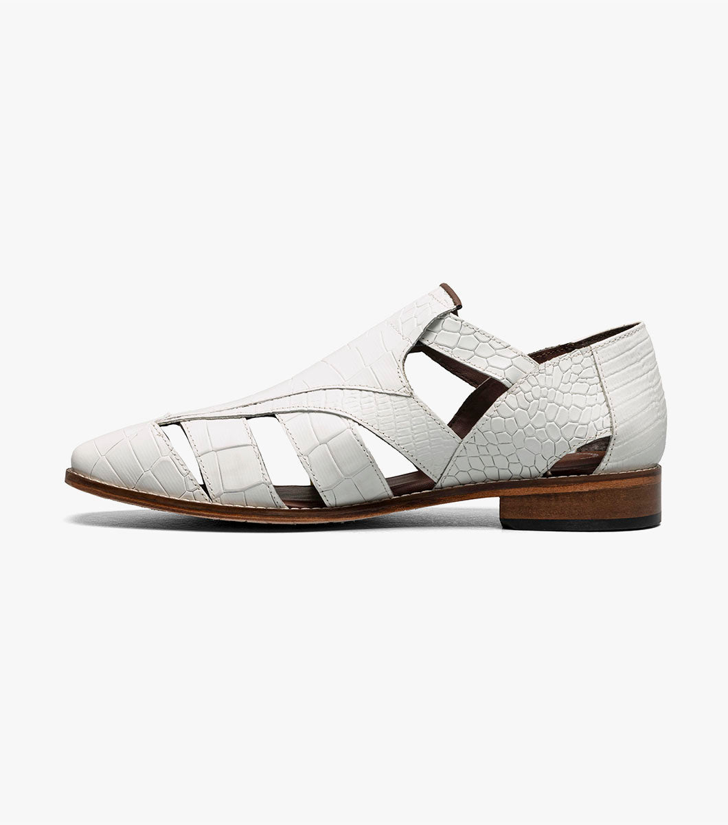 Stacy Adams CALANDRO City Sandal White by Stacy Adams Shoes