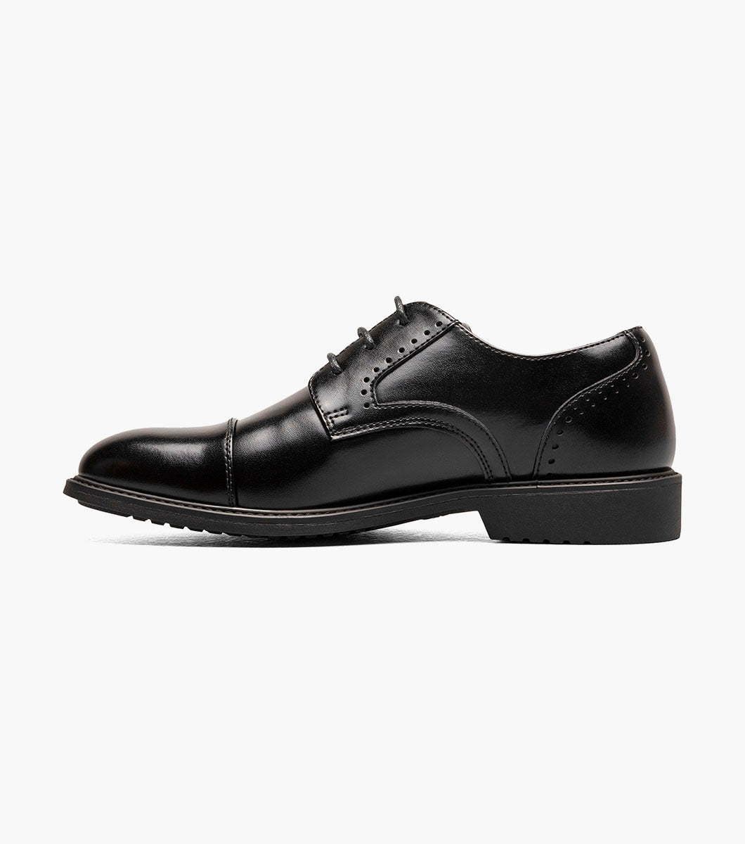 Stacy Adams KIDS WESBRIDGE Cap Toe Oxford Black Multi by Stacy Adams Shoes