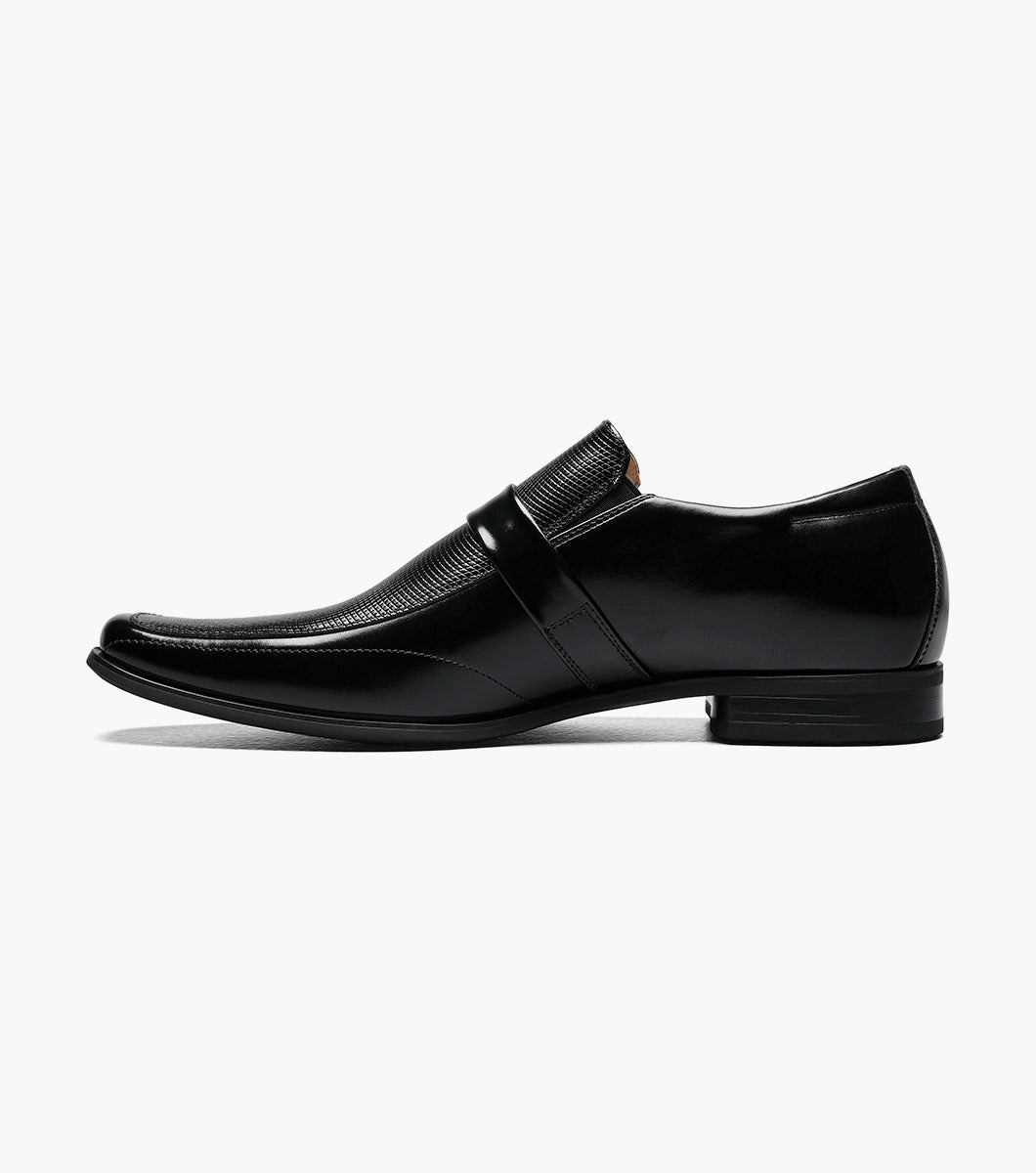 Stacy Adams BEAU Moc Toe Loafer Black by Stacy Adams Shoes
