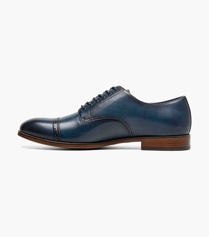 Stacy Adams WILLIAM Cap Toe Oxford Navy by Stacy Adams Shoes