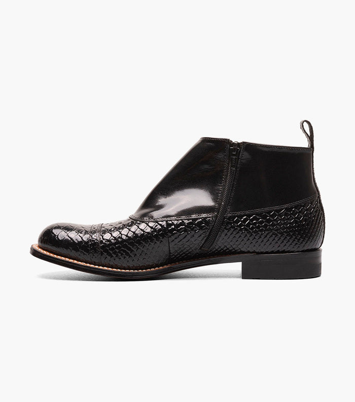 Stacy Adams Madison Spectator Spat Cap Toe Demi Boot by Stacy Adams Shoes
