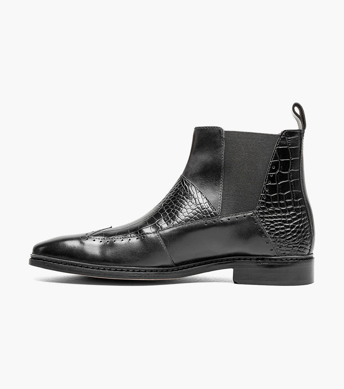 Stacy Adams Garza Wingtip Chelsea Boot by Stacy Adams Shoes