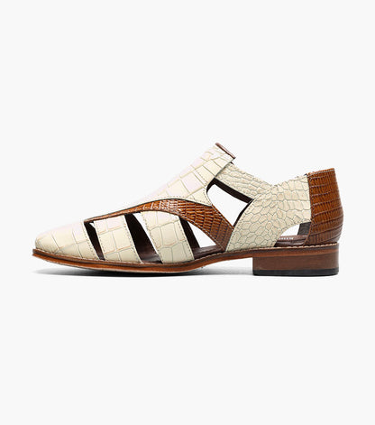 Stacy Adams CALANDRO City Sandal Ivory Multi by Stacy Adams Shoes