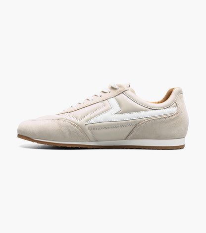 Stacy Adams ACTION 150 Sporty Lace Up Cream by Stacy Adams Shoes