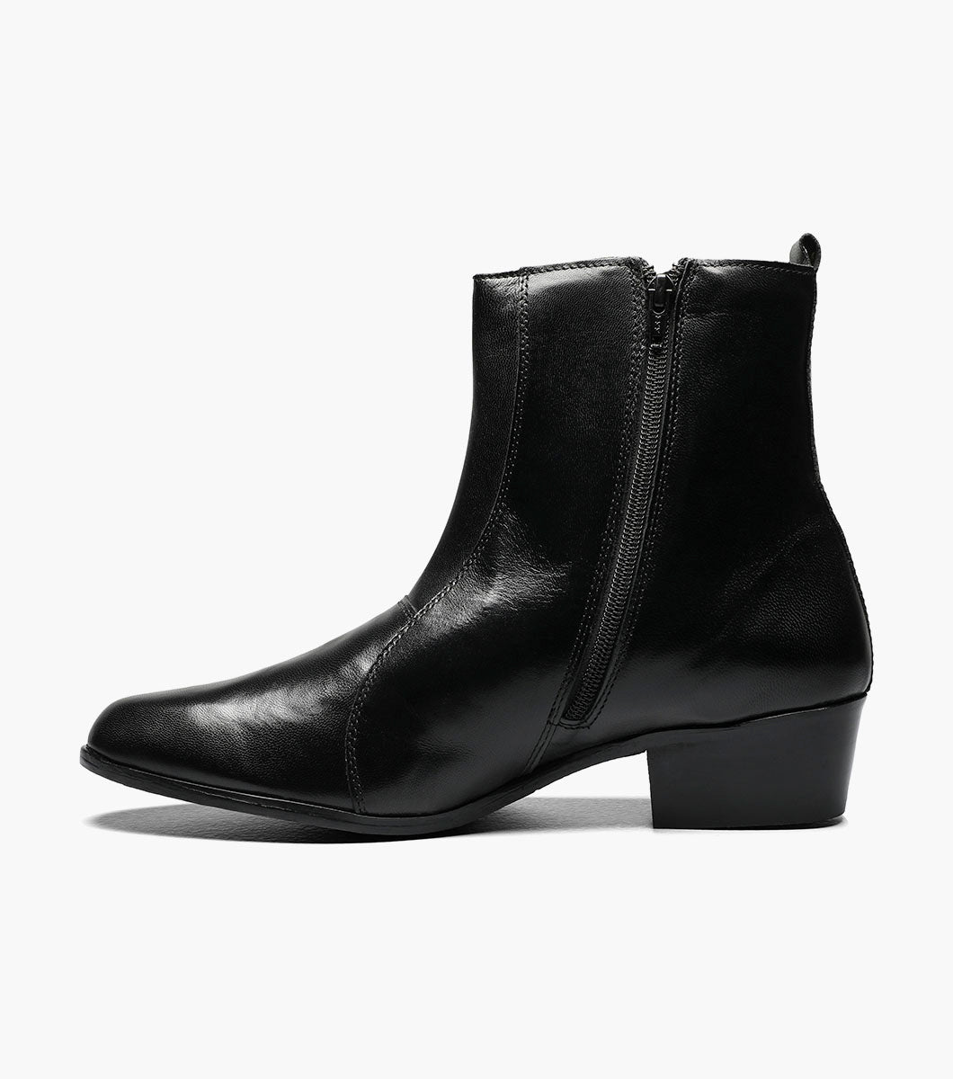 Stacy Adams SANTOS Side Zip Boot Black by Stacy Adams Shoes