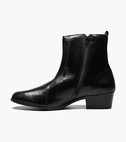 Stacy Adams SANTOS Side Zip Boot Black by Stacy Adams Shoes