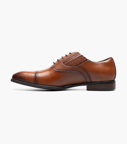 Stacy Adams LUCAS Cap Toe Oxford Cognac by Stacy Adams Shoes
