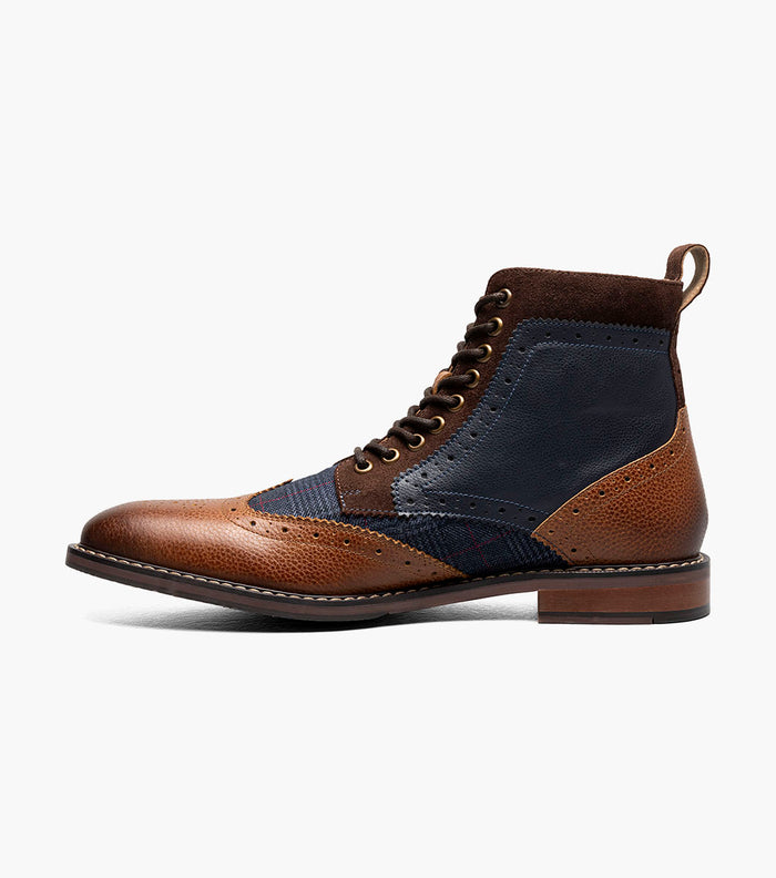 Stacy Adams Finnegan Wingtip Lace Up Boot by Stacy Adams Shoes