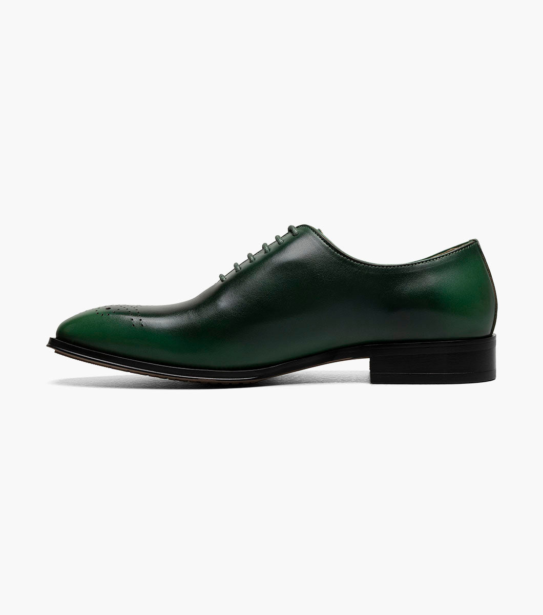 Stacy Adams HALLQUIST Plain Toe Oxford Green by Stacy Adams Shoes