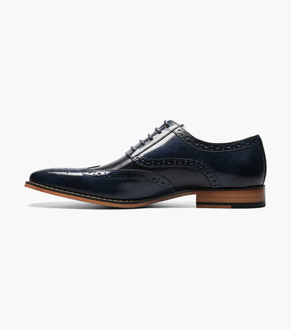 Stacy Adams TINSLEY Wingtip Oxford Cobalt Multi by Stacy Adams Shoes