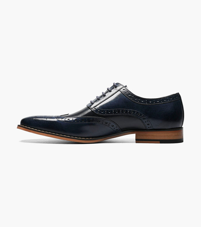 Stacy Adams TINSLEY Wingtip Oxford Cobalt Multi by Stacy Adams Shoes