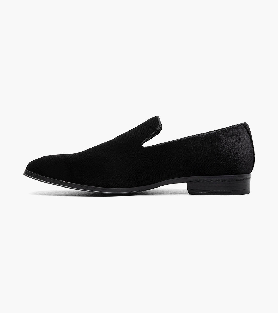 Stacy Adams SAVIAN Plain Toe Velour Slip On by Stacy Adams Shoes