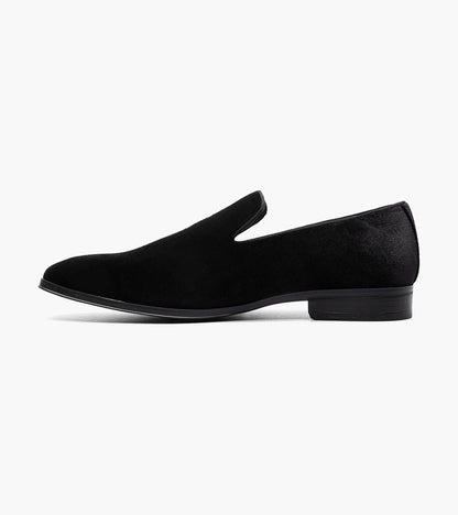 Stacy Adams SAVIAN Plain Toe Velour Slip On by Stacy Adams Shoes