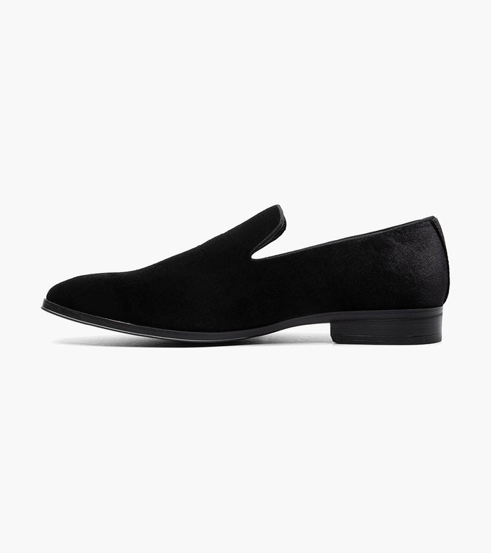 Stacy Adams SAVIAN Plain Toe Velour Slip On by Stacy Adams Shoes