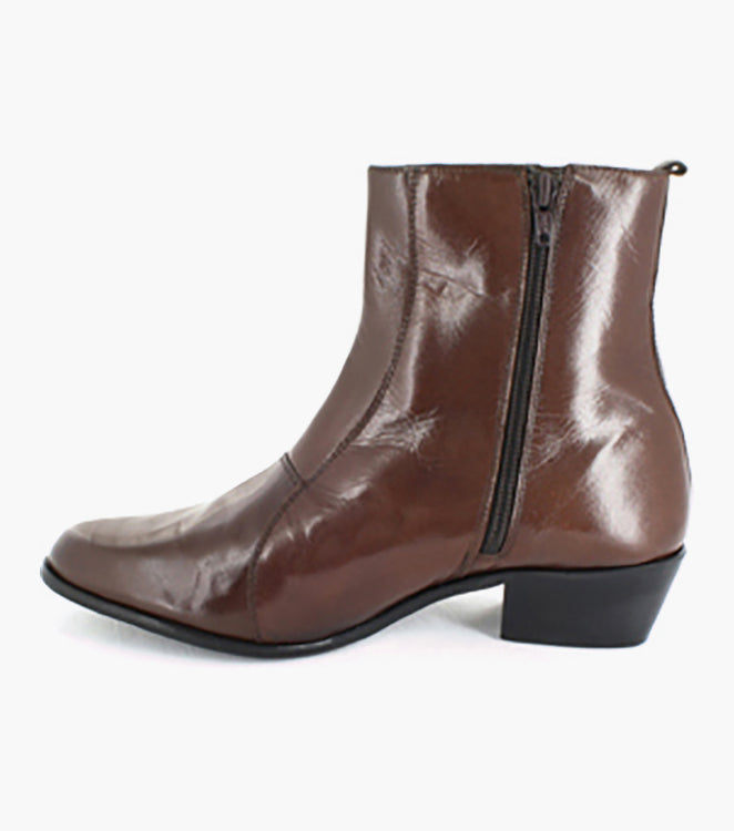 Stacy Adams SANTOS Side Zip Boot Cognac by Stacy Adams Shoes