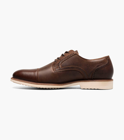 Stacy Adams WESBRIDGE Cap Toe Oxford Brown CH by Stacy Adams Shoes
