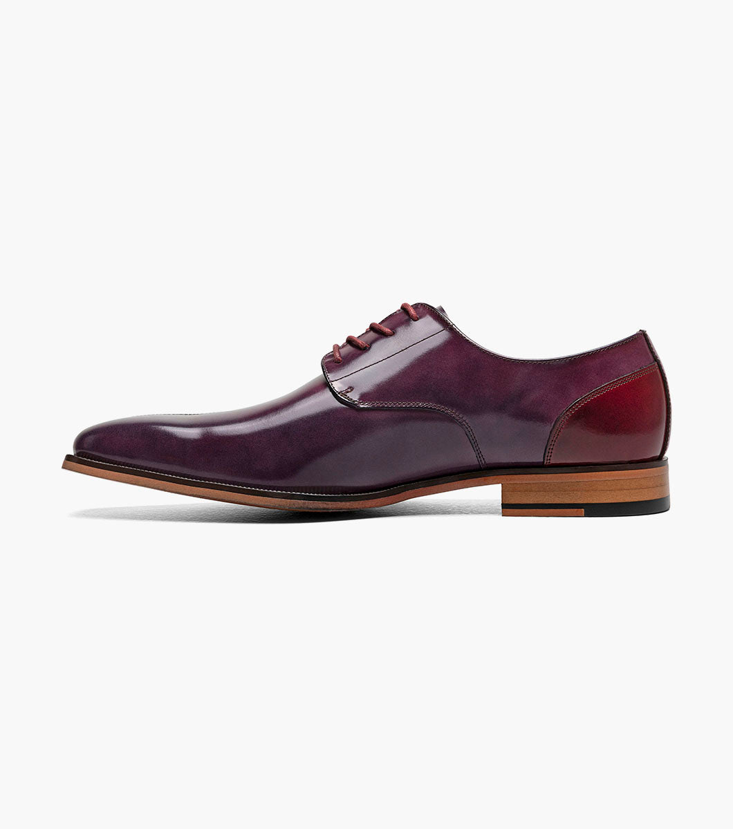 Stacy Adams PALMENTO Modified Cap Toe Oxford Burgundy Multi by Stacy Adams Shoes