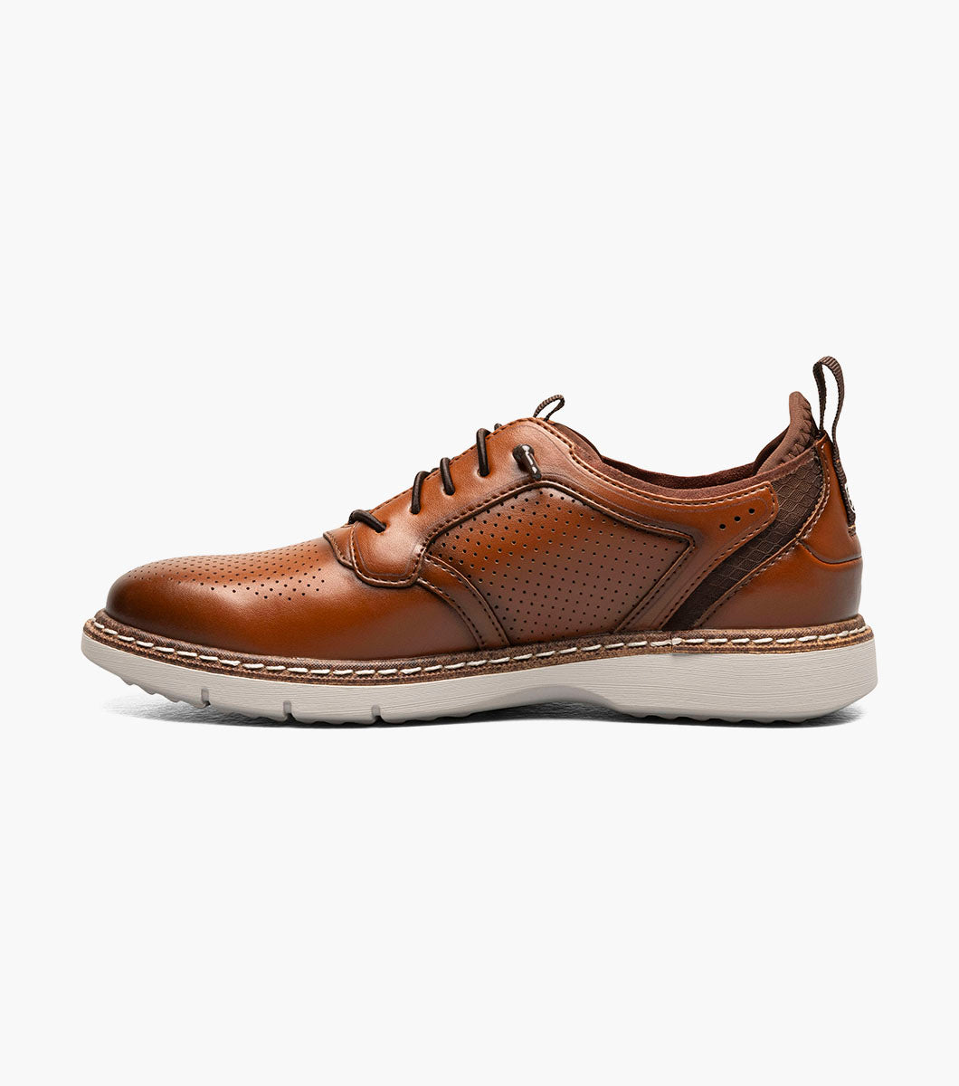 Stacy Adams Kids Sync Plain Toe Elastic Lace Up by Stacy Adams Shoes