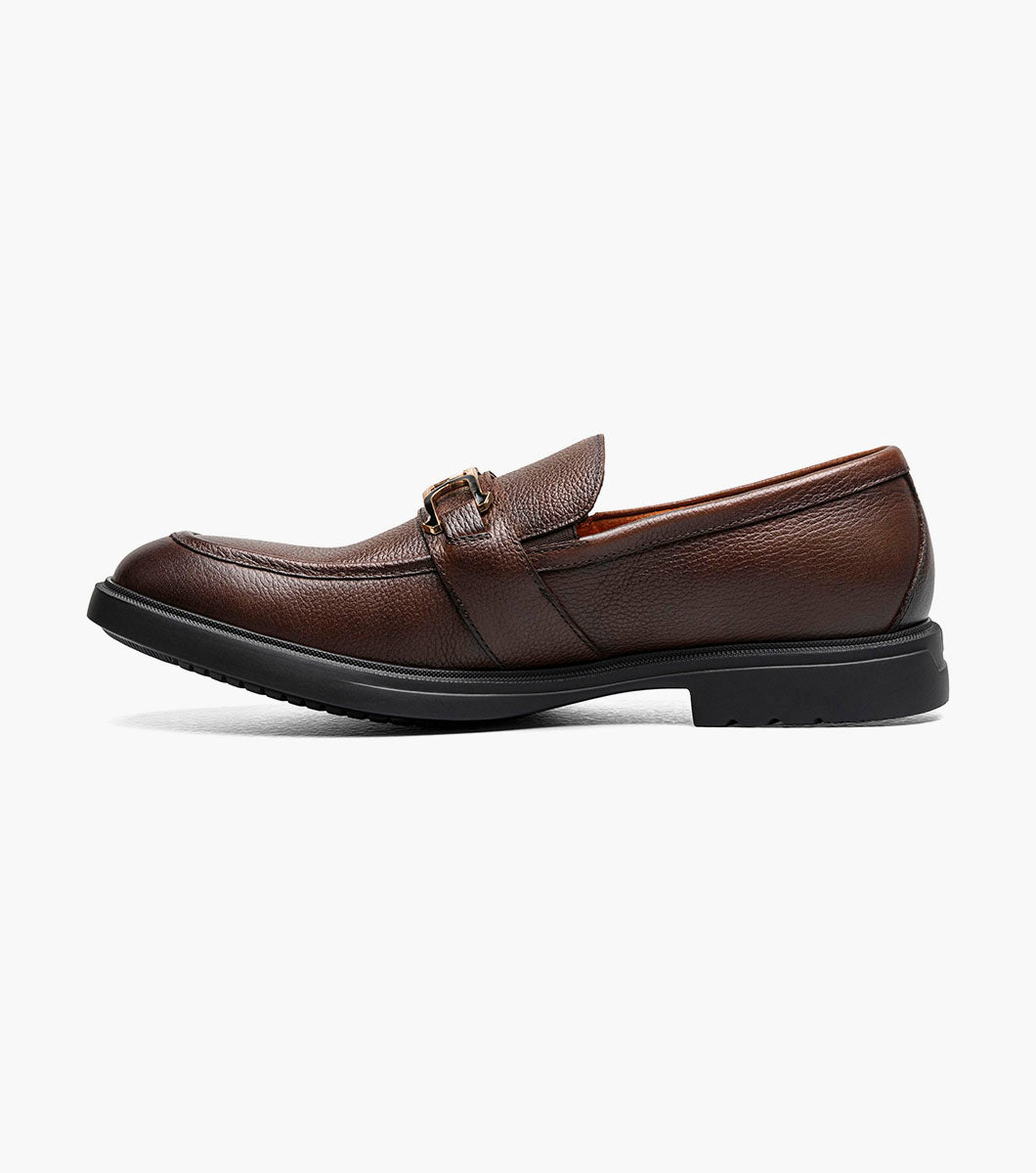 Stacy Adams TODRIDGE Moc Toe Bit Slip On Brown Tumbled by Stacy Adams Shoes