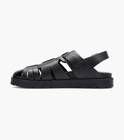 Stacy Adams LARGO Slingback Buckle Sandal Black by Stacy Adams Shoes