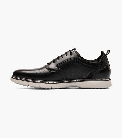 Stacy Adams SYNC Plain Toe Elastic Lace Up Black by Stacy Adams Shoes