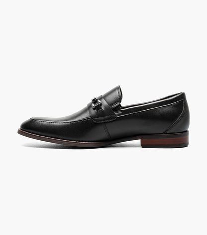 Stacy Adams KAYLOR Moc Toe Bit Slip On Black by Stacy Adams Shoes