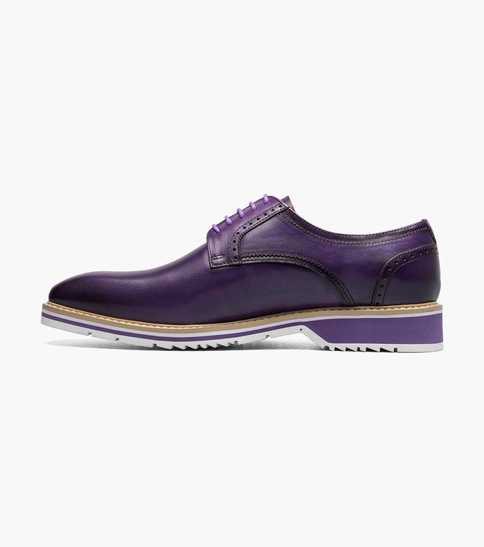 Stacy Adams BARRINGER Plain Toe Oxford Purple by Stacy Adams Shoes