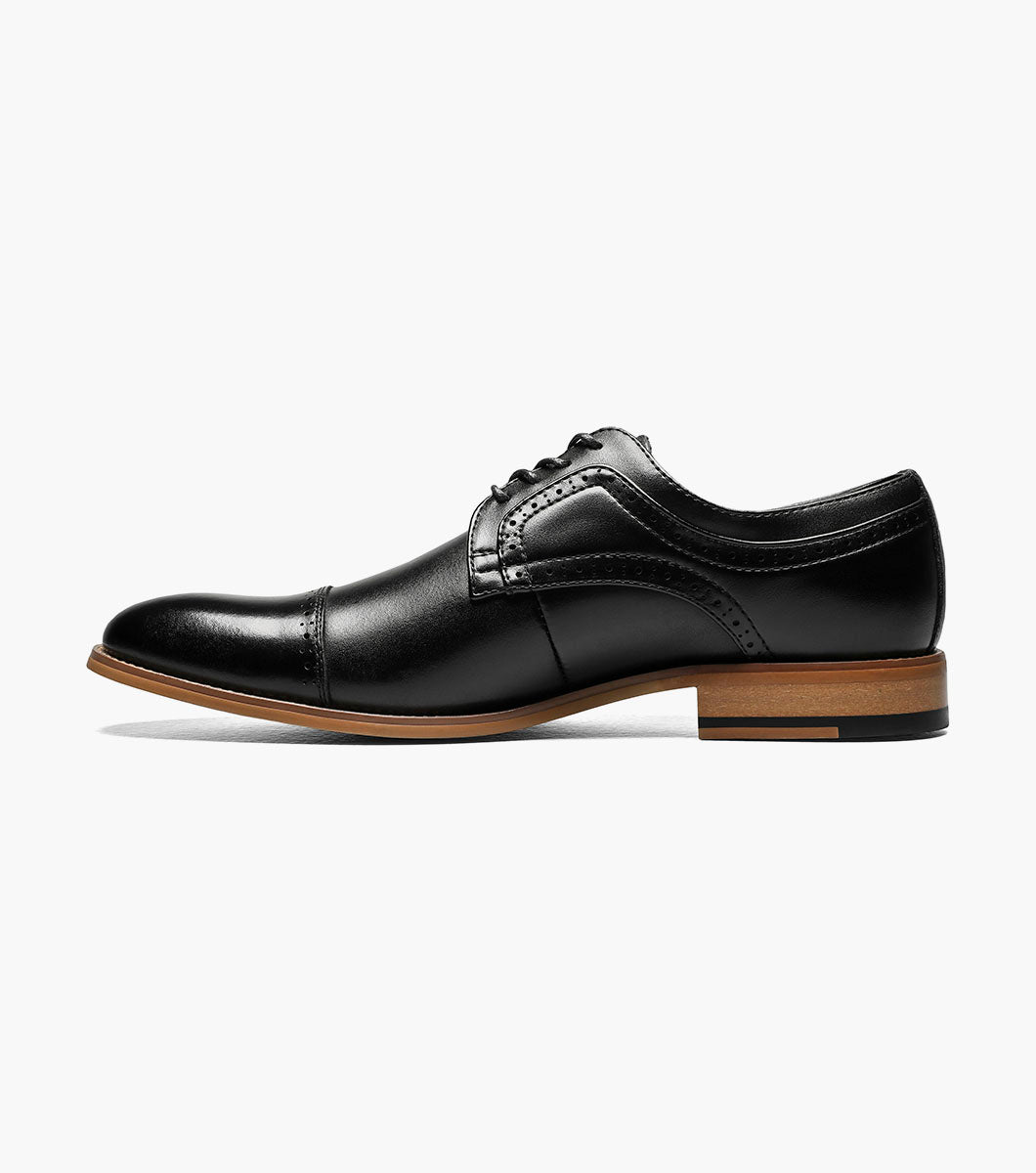 Stacy Adams DICKINSON Cap Toe Oxford Black by Stacy Adams Shoes