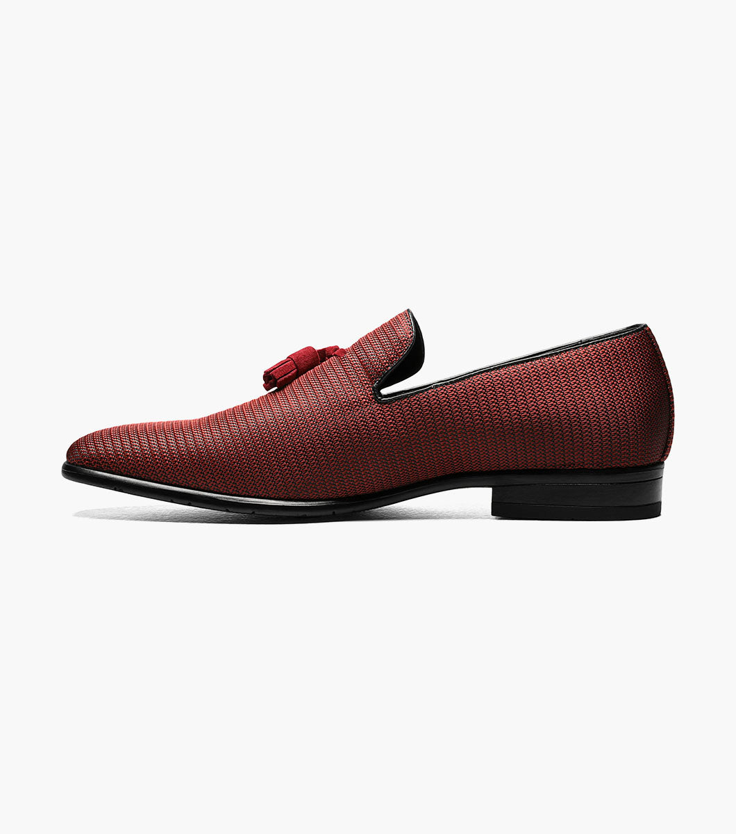 Stacy Adams TAZEWELL Plain Toe Tassel Slip On by Stacy Adams Shoes