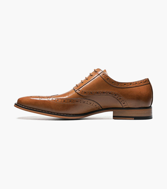 Stacy Adams TINSLEY Wingtip Oxford Tan by Stacy Adams Shoes