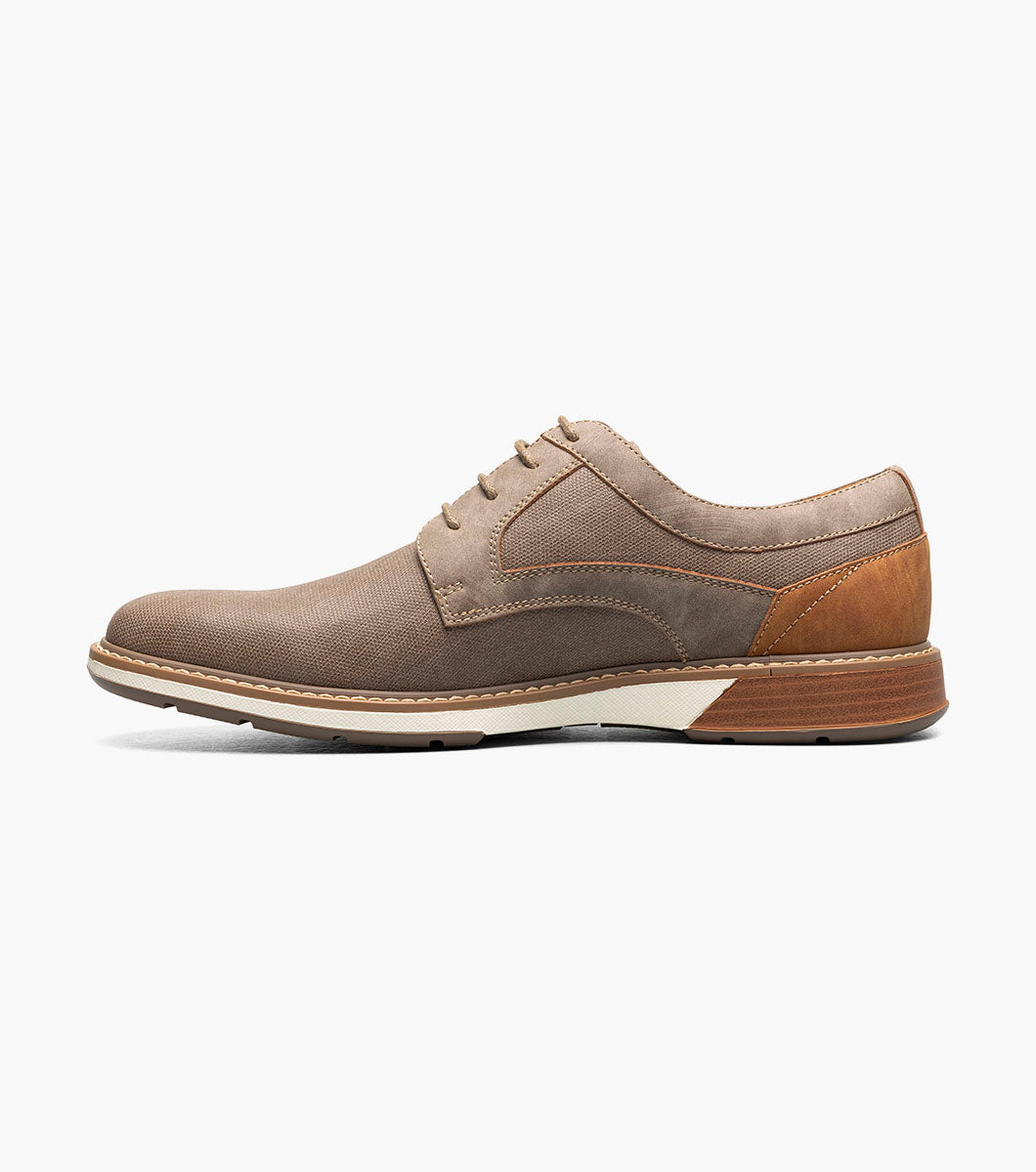 Stacy Adams PHINEAS Plain Toe Oxford Taupe by Stacy Adams Shoes