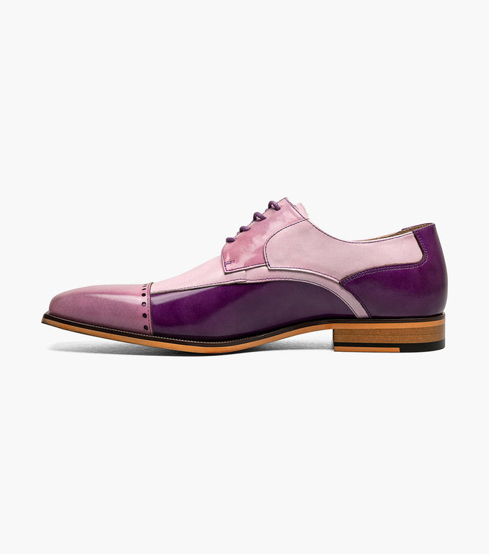 Stacy Adams PLAZA Modified Cap Toe Oxford Purple Multi by Stacy Adams Shoes