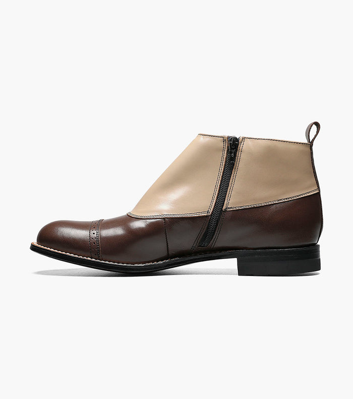 Stacy Adams MADISON Spectator Spat Cap Toe Boot by Stacy Adams Shoes