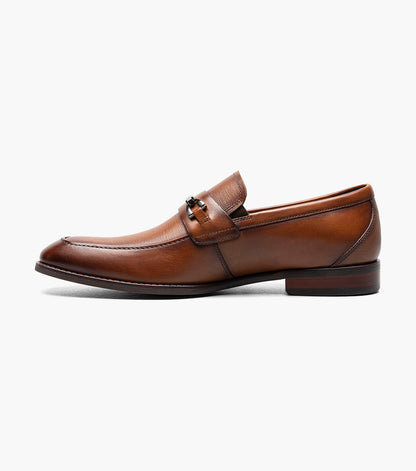 Stacy Adams KAYLOR Moc Toe Bit Slip On Cognac by Stacy Adams Shoes