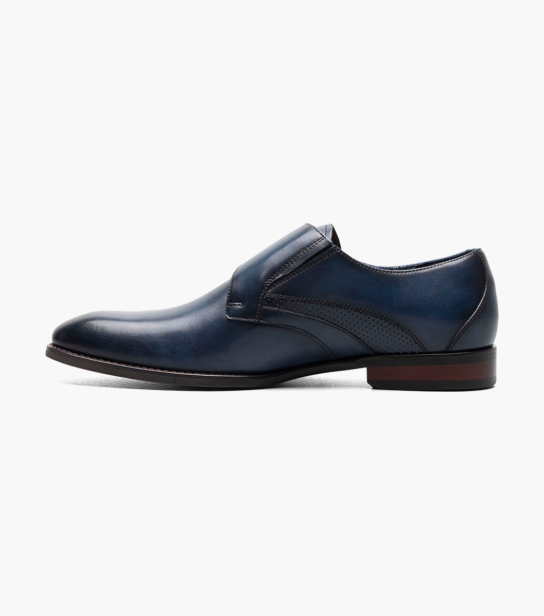 Stacy Adams KARCHER Plain Toe Monk Strap by Stacy Adams Shoes