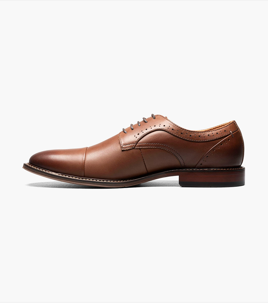 Stacy Adams MADDOX Cap Toe Oxford Chocolate by Stacy Adams Shoes