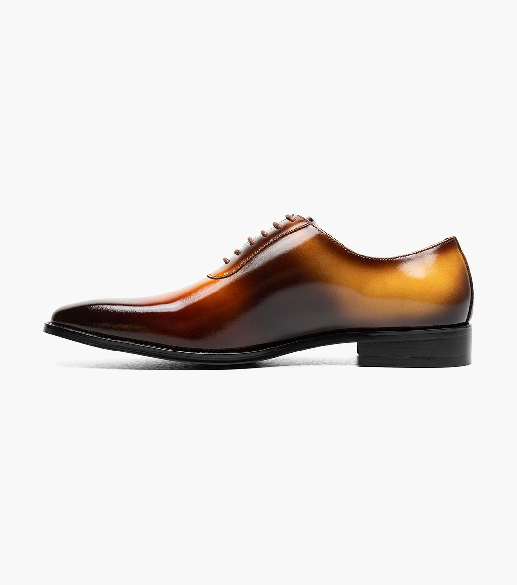 Stacy Adams SHAFFER Plain Toe Oxford Cognac Multi by Stacy Adams Shoes