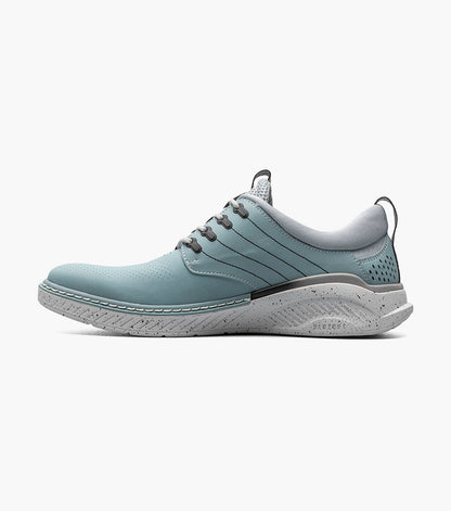 Stacy Adams BARNA Plain Toe Lace Up Light Blue by Stacy Adams Shoes
